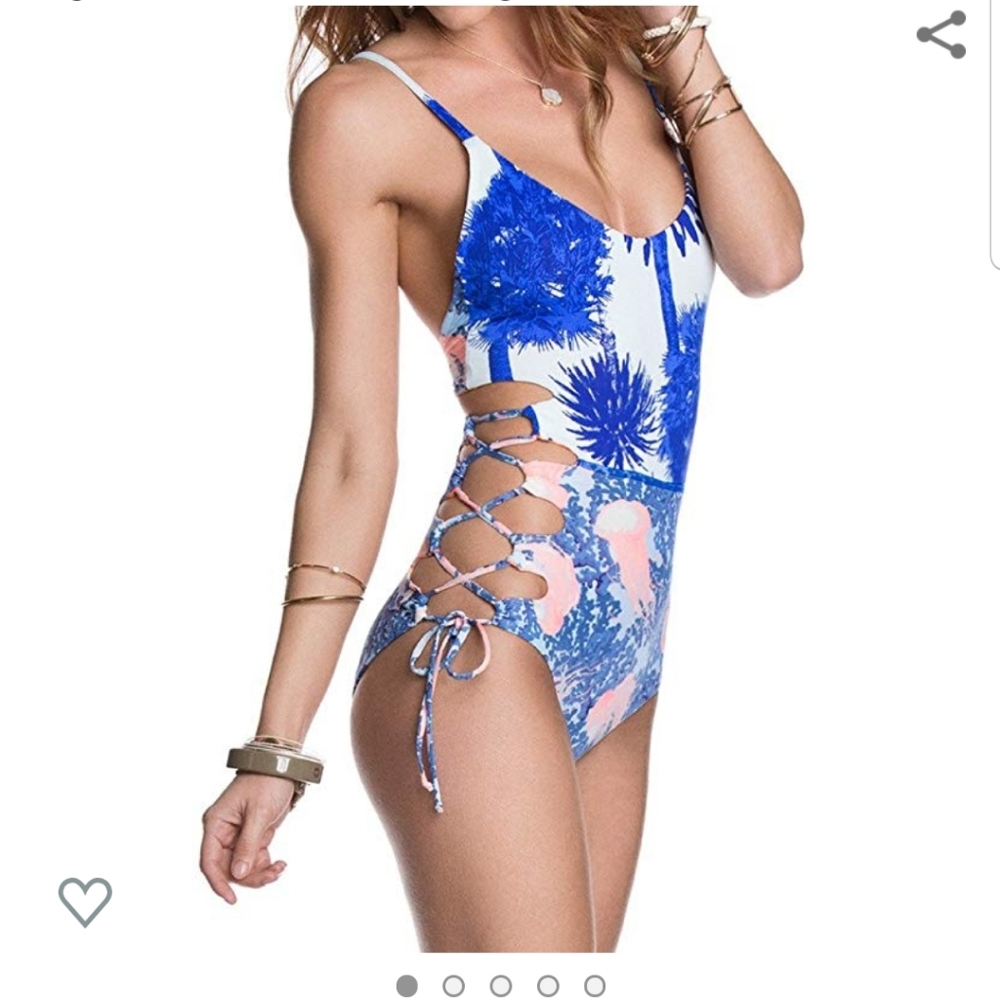 Two side One Piece Swim Suit